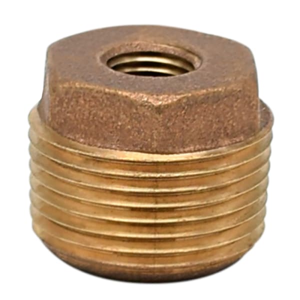1-1/2" x 1/2" - Brass Bushing - FIP x MIP