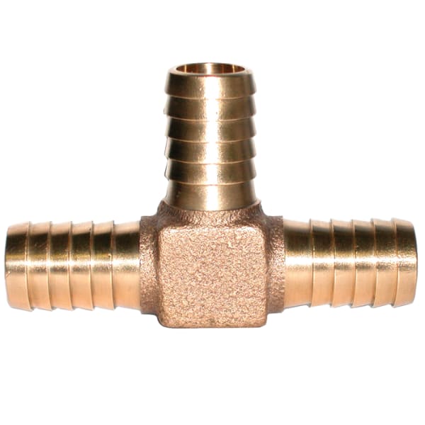 3/4" - Insert x Insert x Insert, No Lead Cast Bronze Insert Tee