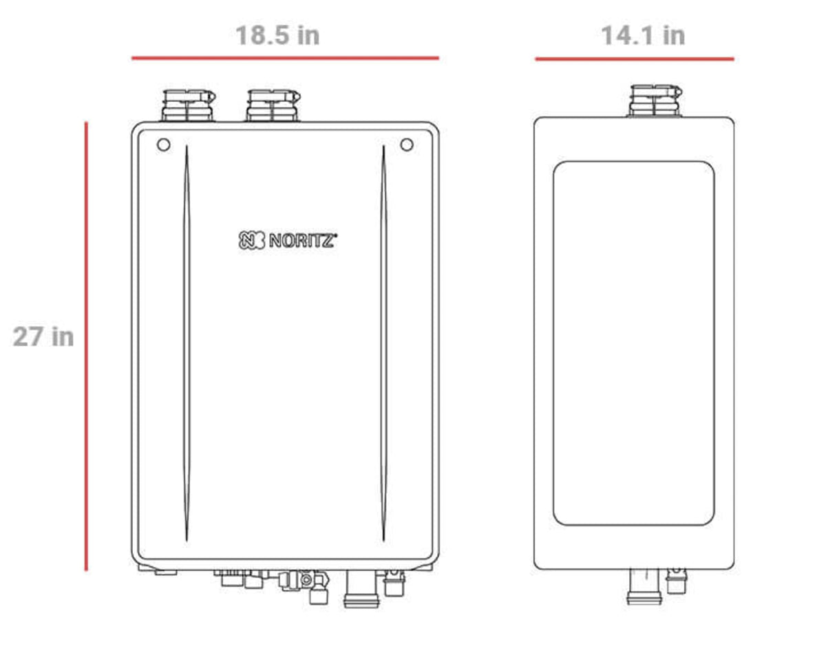 Noritz 165000 - Propane Tankless Gas Water Heater