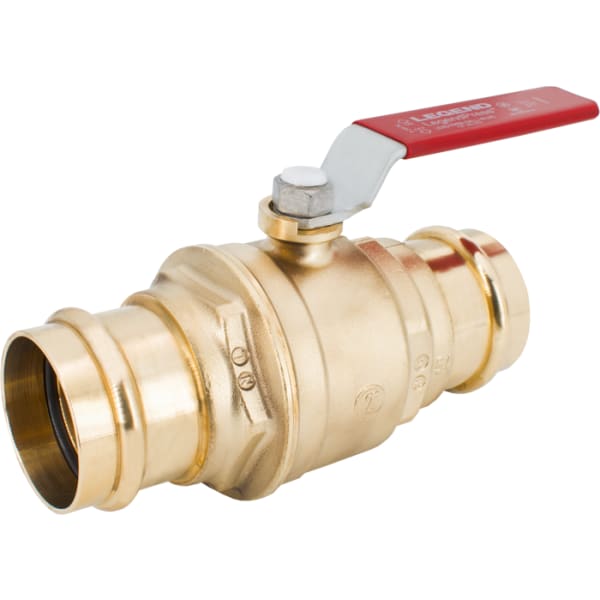 3/4" - Press x Press, LegendPress No Lead Forged Brass Full Port Ball Valve