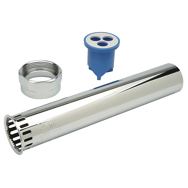 Zurn P6000-A-AA-CP 1-1/2" X 8-1/2" Vacuum Breaker/Backflow Preventer with Flush Tube and Nut in Polished Chrome Finish