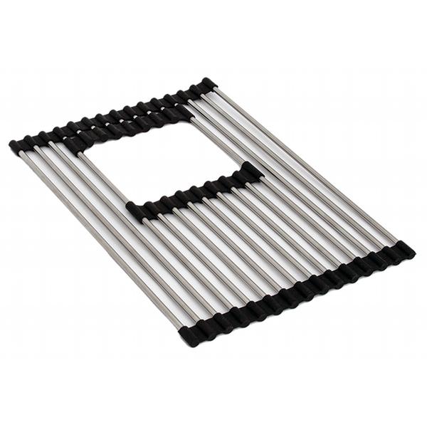 Franke 9.8-in. x 13.8-in. Stainless Steel Bottom Roller Mat for Peak PKG160 Sinks