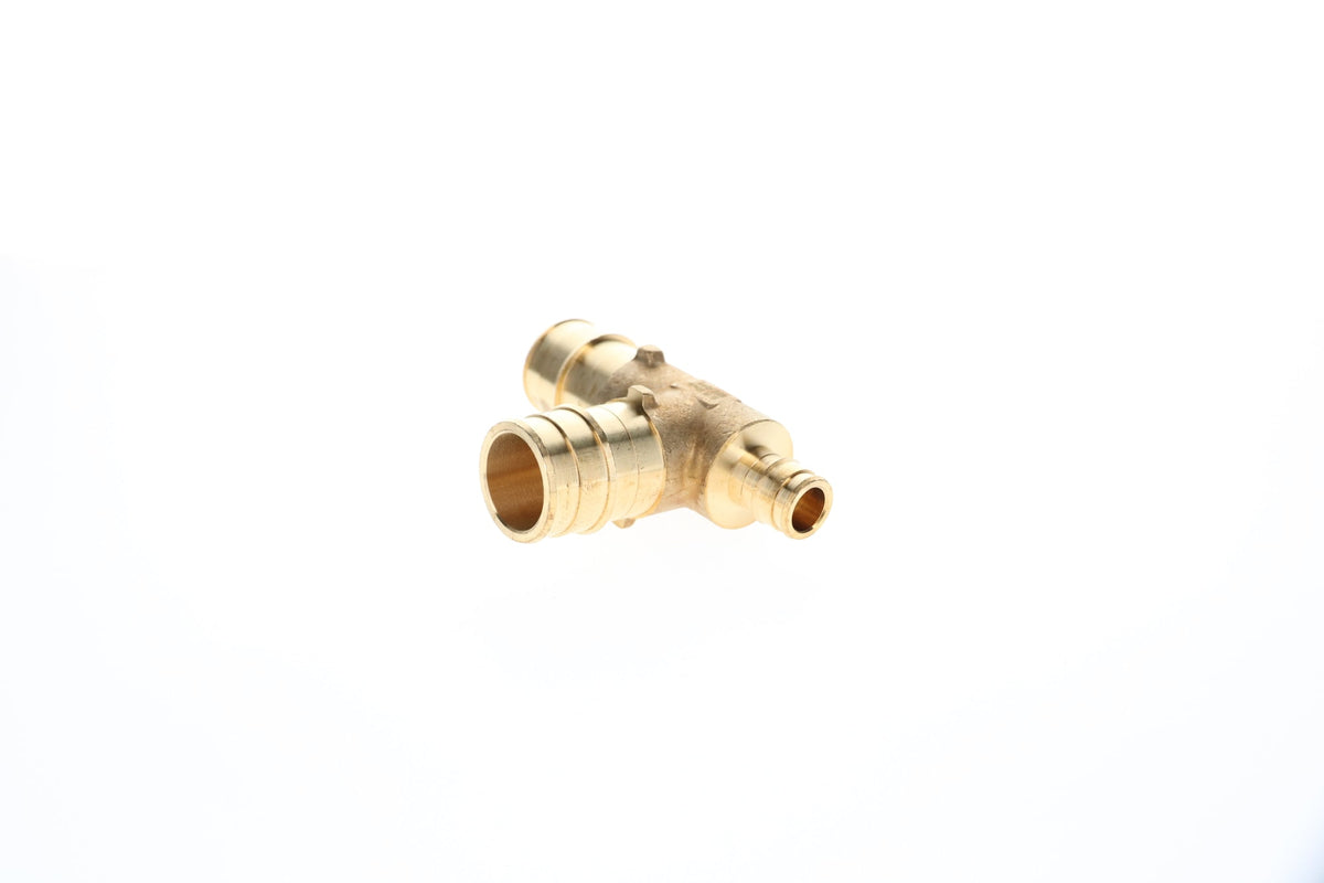 Mr Pex Systems 1" x 1/2" x 1" PEX Reducing Tee (Expansion(F1960)) - Brass