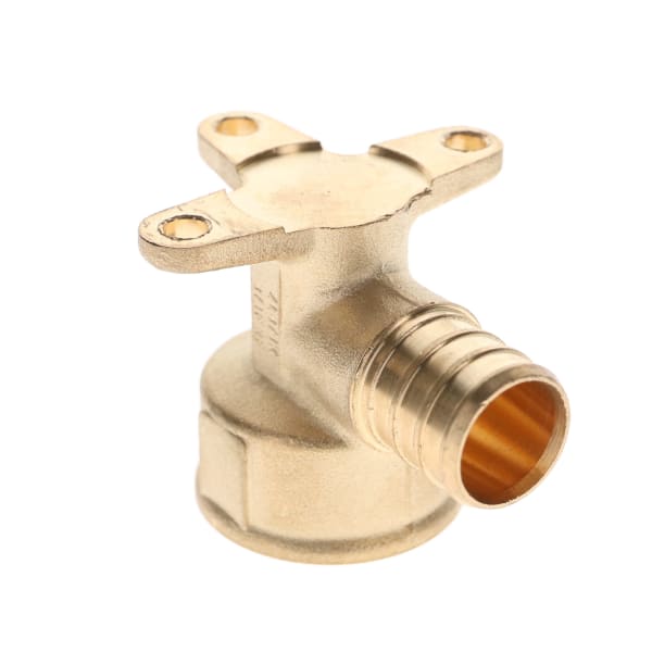 3/4" PEX Drop Ear Elbow (Crimp(F1807) x FIP) - Brass