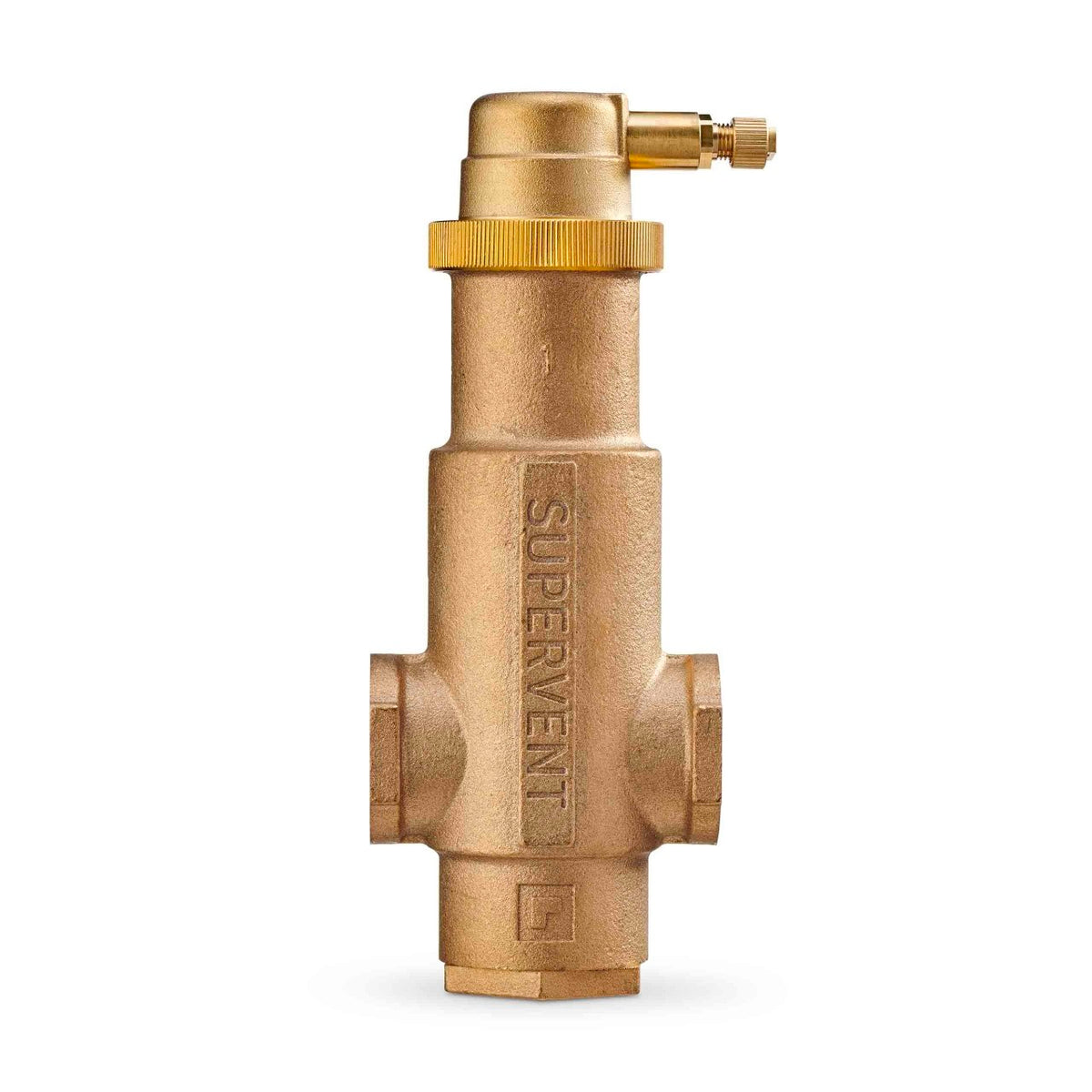 Resideo PVU125/U Supervent Universal Air Eliminator for Vertical Risers, 1-1/4 in NPT
