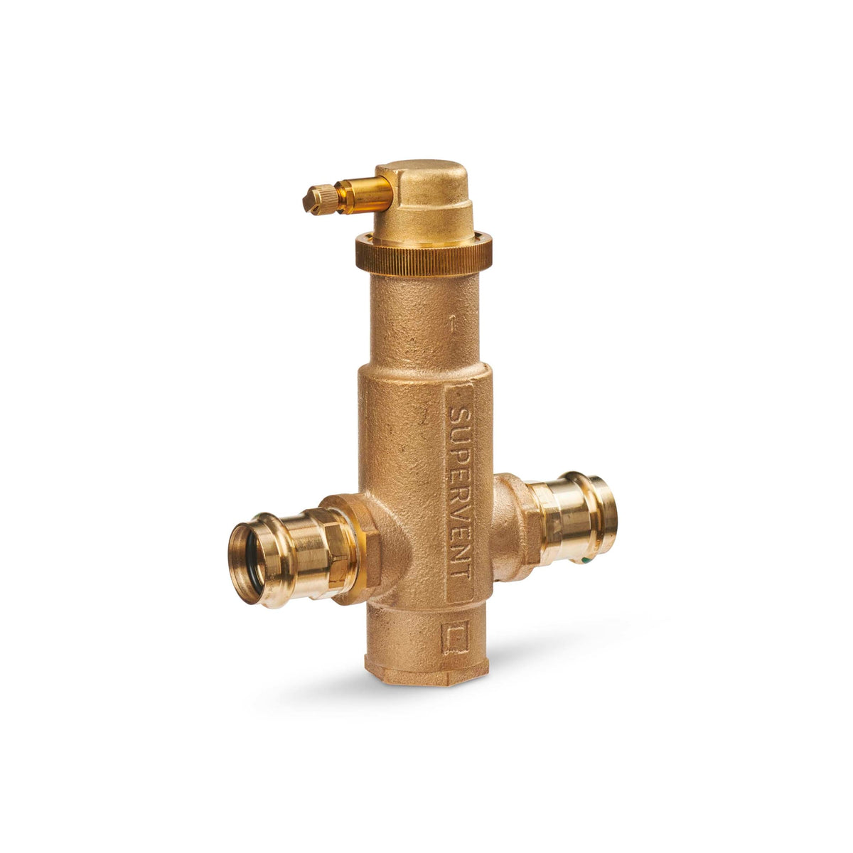 Resideo 1 inch SuperVent Air Eliminator with a 1 inch ProPress connections and 22 Cv capacity