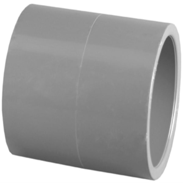 2-1/2" PVC SCH80 Coupling - Socket x Socket
