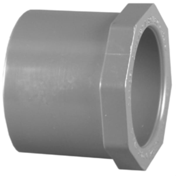 1" x 3/4" PVC SCH80 Bushing - Spigot x Socket