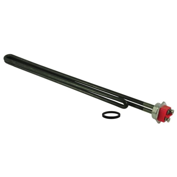 16-1/4", 480 V, 4000 W, Stainless Steel, Resistored, Single, Low Density, Water Heater Heating Element