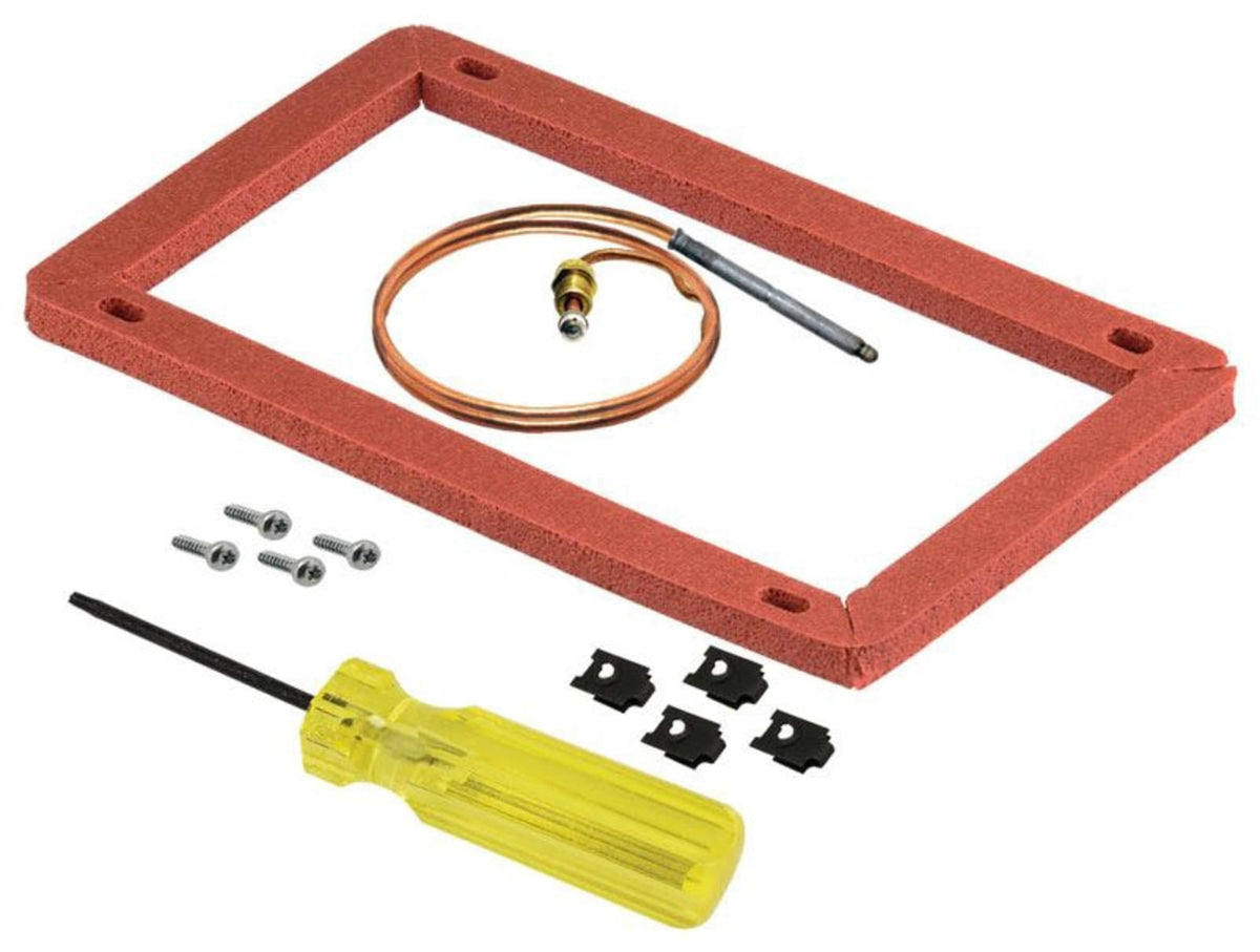 Rheem Thermocouple Replacement Kit with (4) Tinnerman Clip/(4) #8 x 3/4" L Torx Head Screw/(1) Instruction Sheet/(1) Torx Head Screw Driver for Water