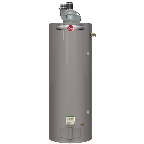 Rheem® 50 gallon 65,000 Btu/h Professional Classic Plus® Power Direct Vent Natural Gas Water Heater