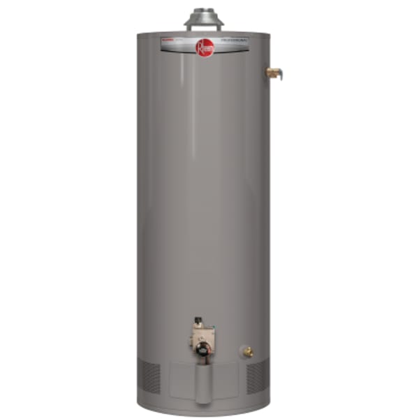 Scratched or Dented (All Sales Are Final) - Rheem® 50 gallon 38,000 Btu/h Professional Classic® Atmospheric with Installed Top T&P Valve Natural Gas Water Heater