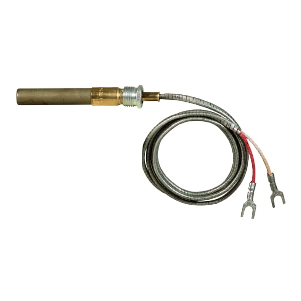 35 in 750 mV Thermopile with Push-In Clip and Split Nut