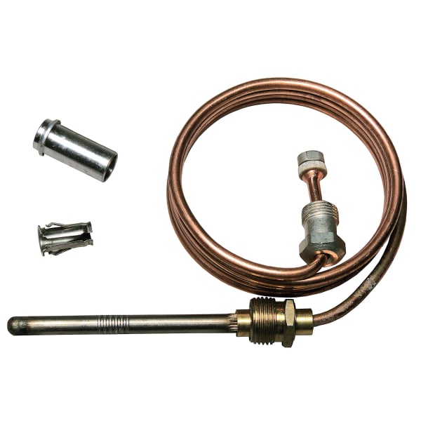 30 mV Thermocouple includes an 18 in Leads, 11/32-32 Male Connector Nut connection, Push-in Clip, and Adapter Assembly