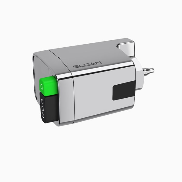 Sensor Flushometer (EBV550A DUAL FlushSIDE MOUNT) Battery powered - in Polished Chrome