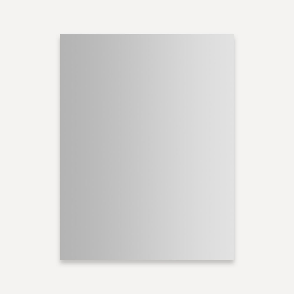 Robern K-RC2026D4FP1 20" x 4" x 26", Satin, Anodized Aluminum, Flat/Polished Mirror, Surface/Recessed Mount, 1-Door, Bathroom Medicine Cabinet
