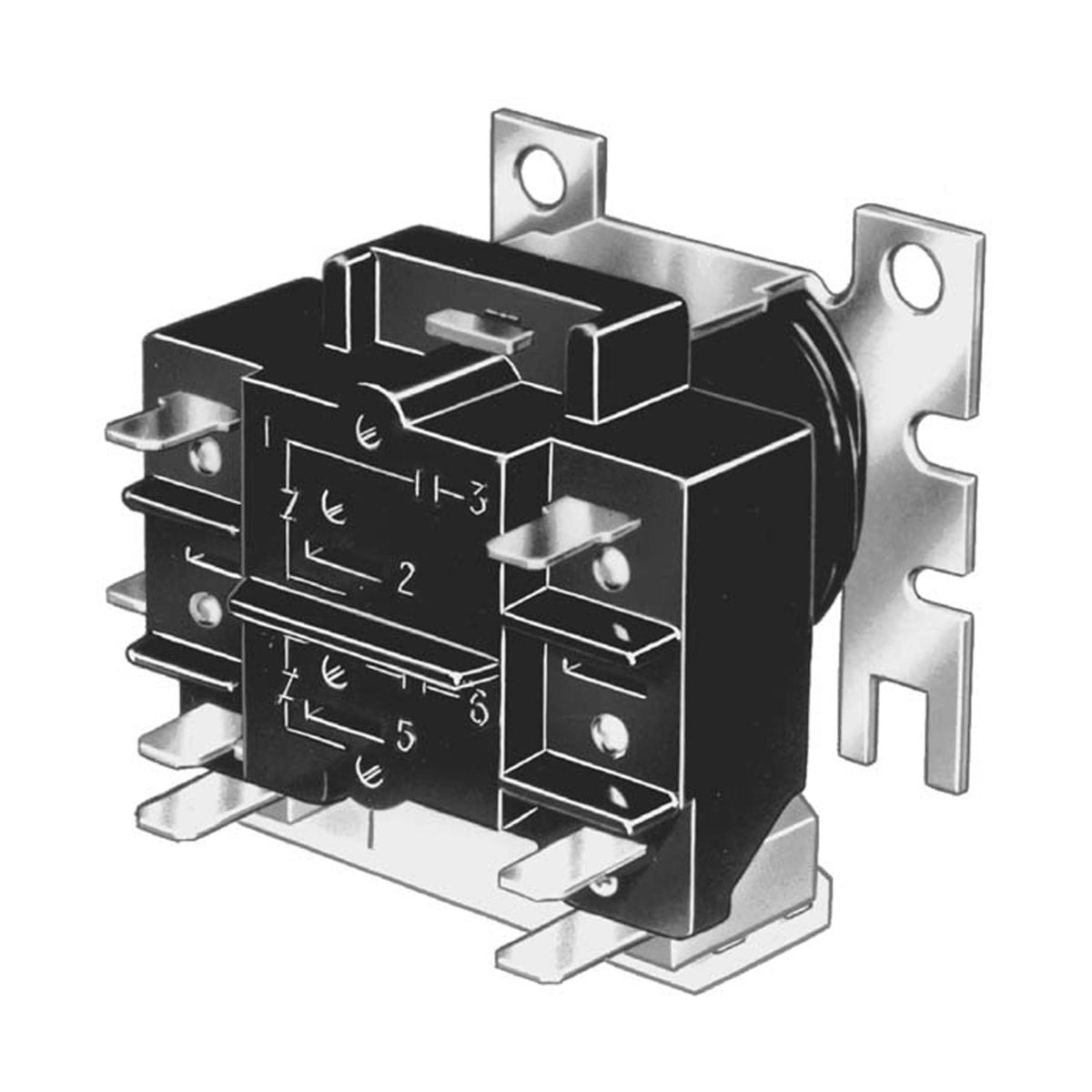 Resideo R8229A1005/U DPST Relay, Up to Two Electric Heat Elements Plus Fan Motor, 277 VAC