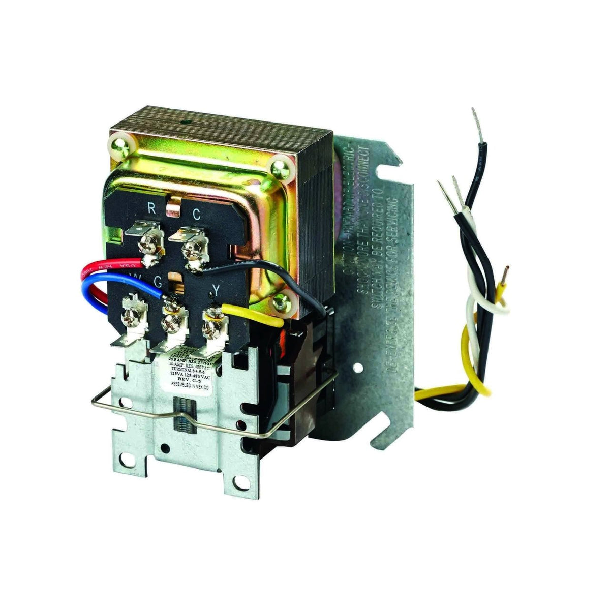 Resideo R8285B1053/U Fan Center, 40 VA Transformer and R8222D Plug-In Relay, 120/208/240 V