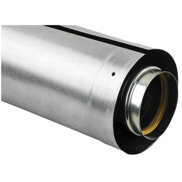 7.5 to 22" L, Stainless Steel, Straight, Adjustable, Concentric, Water Heater Vent