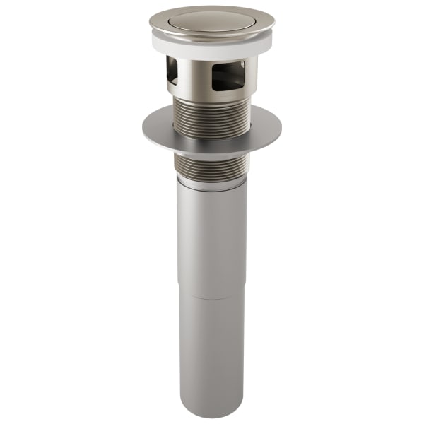 Brizo Push Button Pop-Up with Overflow Luxe Nickel
