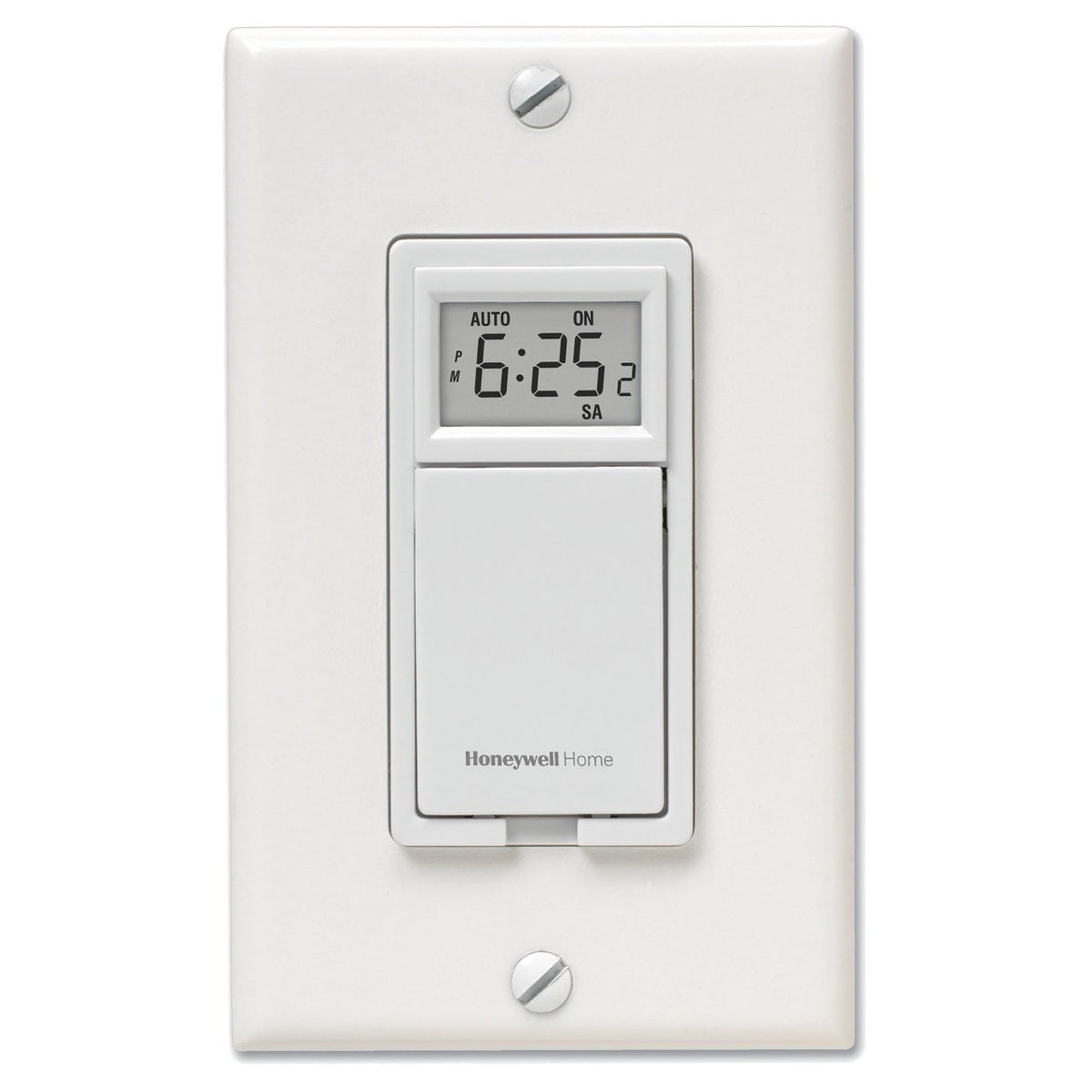 Honeywell Home PLS730B1003/U Weekly/Daily Programmable Wall Switch, 2400 W, White