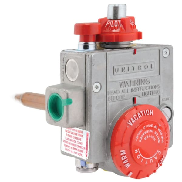 Convertible, Single Gas Control Thermostat for Direct Vent 30/40/50 Gallon Residential Water Heater