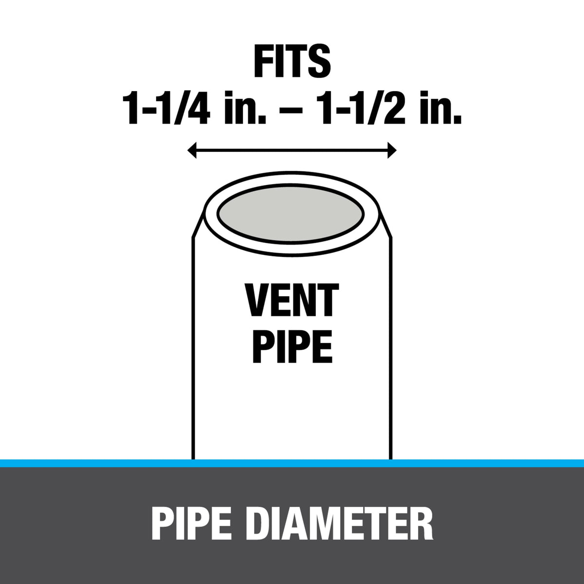 Oatey® 1.25" - 1.5" Flex-Flash™ 9" x 11" base