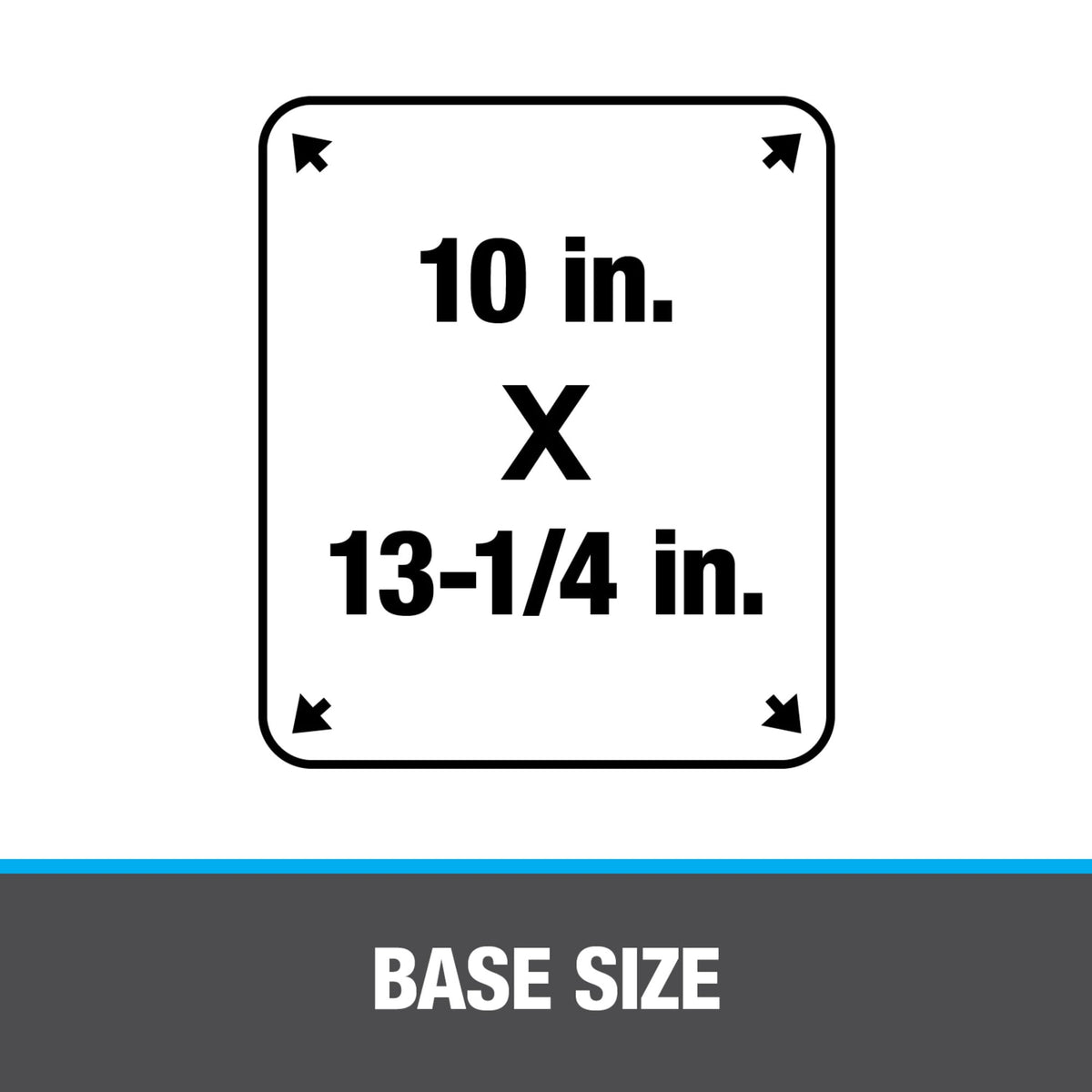 Oatey® 3" Flex-Flash™ 10" x 13.25" base