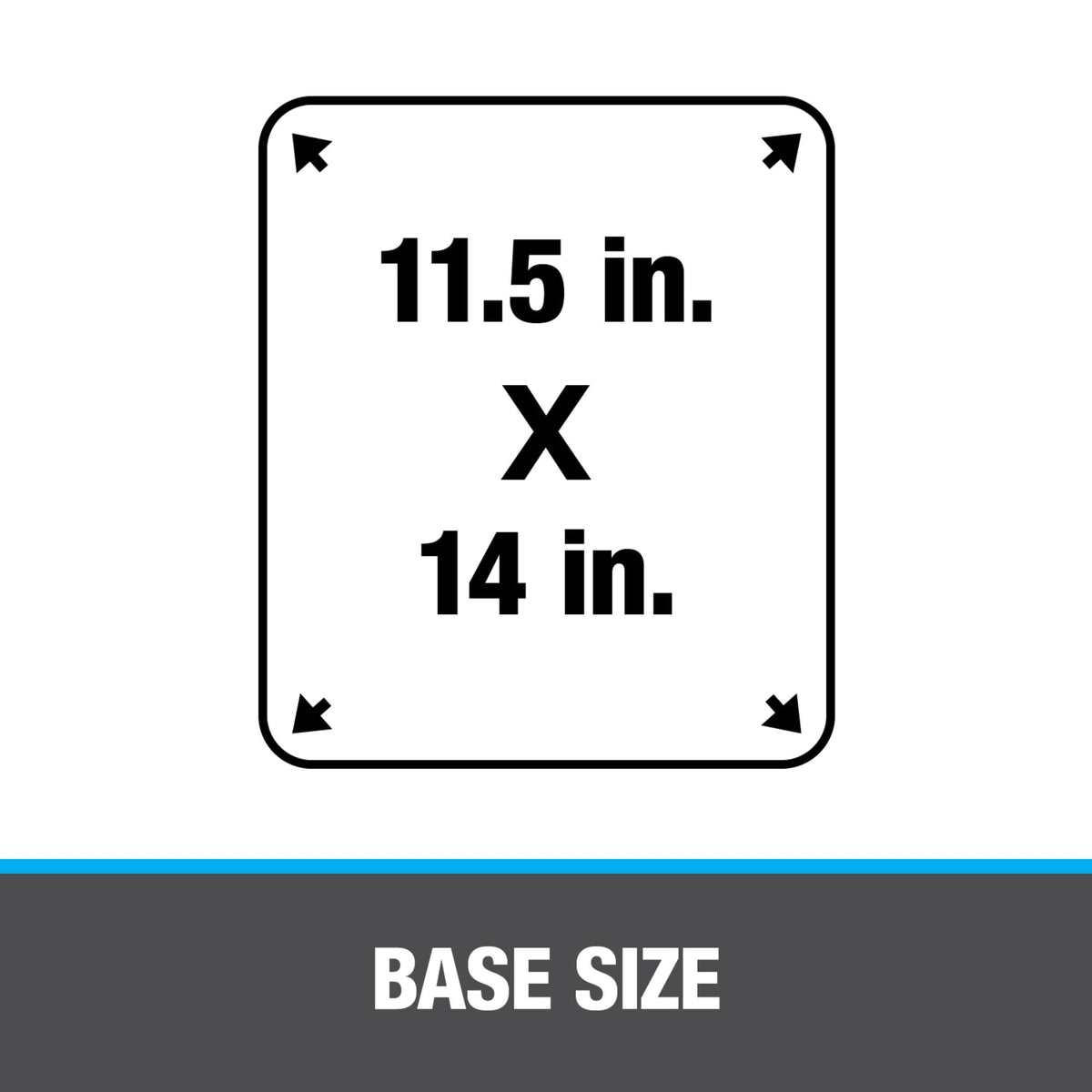 Oatey® 4" Flex-Flash™ 11.5" x 14" base