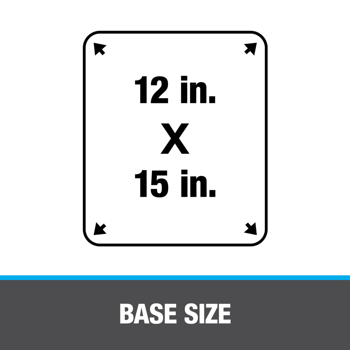 Oatey® 4 in. Galvanized No-Calk 12 in. x 15 in. Base Roof Flashing