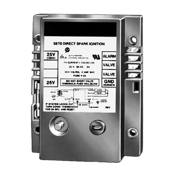 Direct Spark Ignition Control, Two Rod, with 21 second trial and lockout time