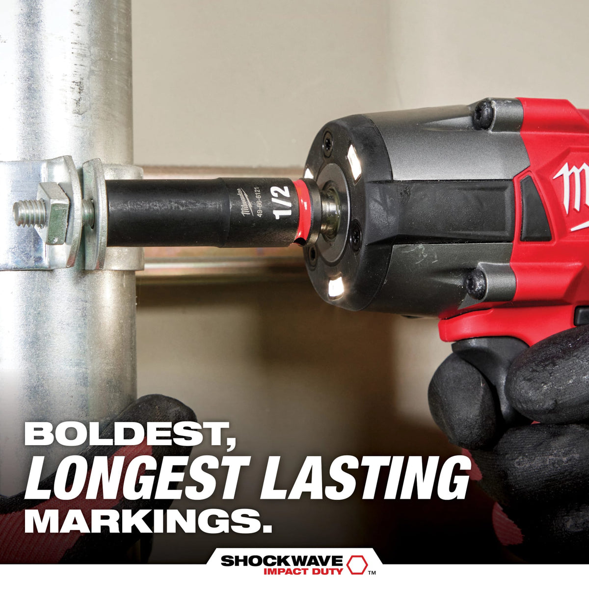 Milwaukee Tools 15 Piece SHOCKWAVE™ Impact Duty Socket 1/2" Drive SAE Set with PACKOUT™