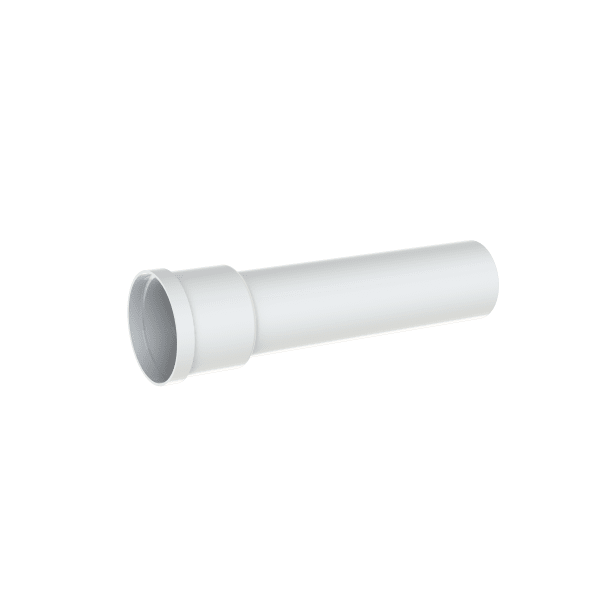 SaniExt - Saniflo Through wall extension pipe adapt to the Bowl/External Pump [ 18" long x 4" wide with a 5" bell ]