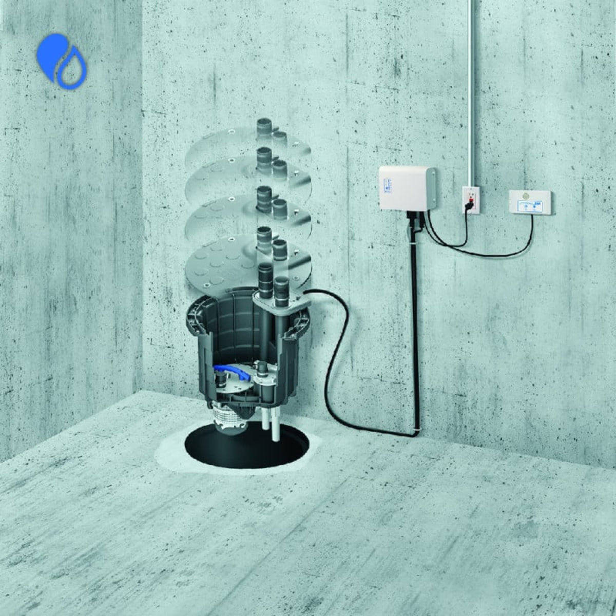 Saniflo The Sanipit 24 GR is the ideal Retrofit 1HP Grinder Pump! Easily upgrade Your Sewage ejector pump.