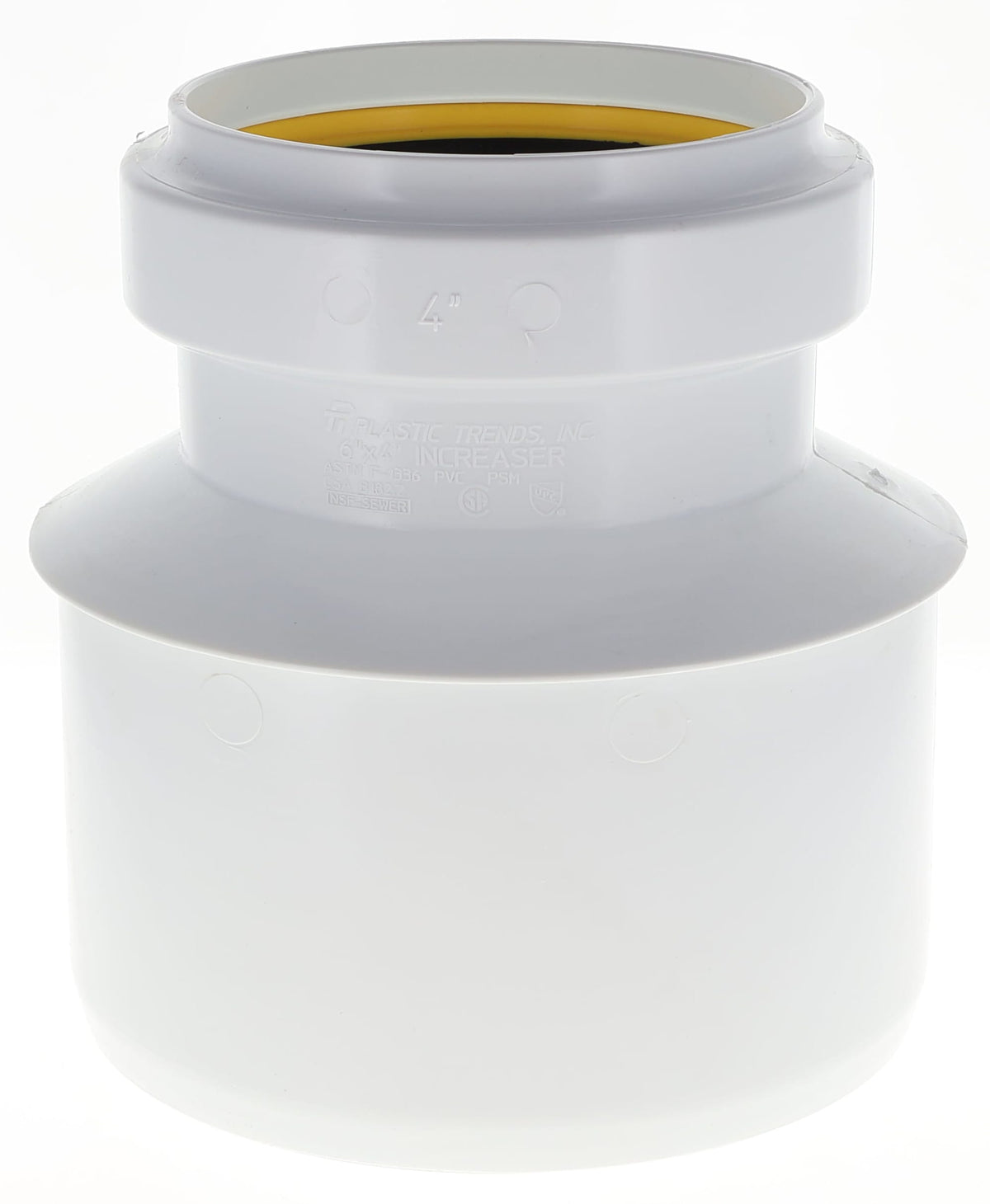 Pacific 75 6" Increaser - Gasketed, Sewer & Drain Fitting