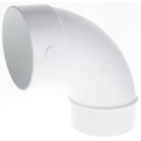 4" 1/4 Bend - 90° - Elbow (Long Sweep Street) - Solvent Weld, Sewer & Drain Fitting