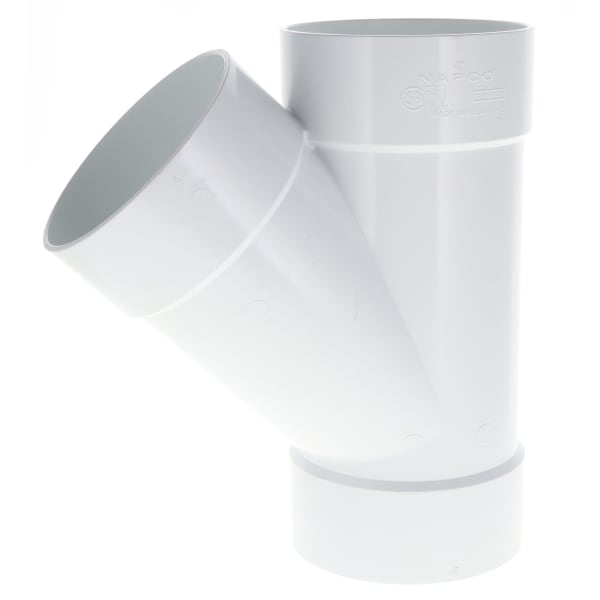 4" Wye - Solvent Weld, Sewer & Drain Fitting
