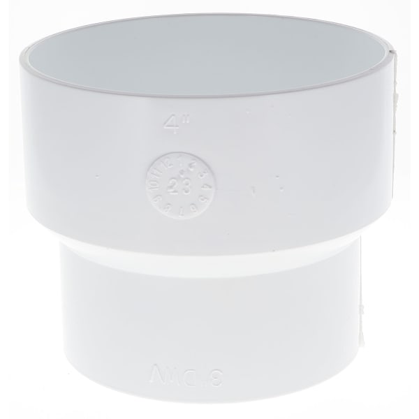 6" x 4" Sewer to PVC Adapter - Solvent Weld, Sewer & Drain Fitting