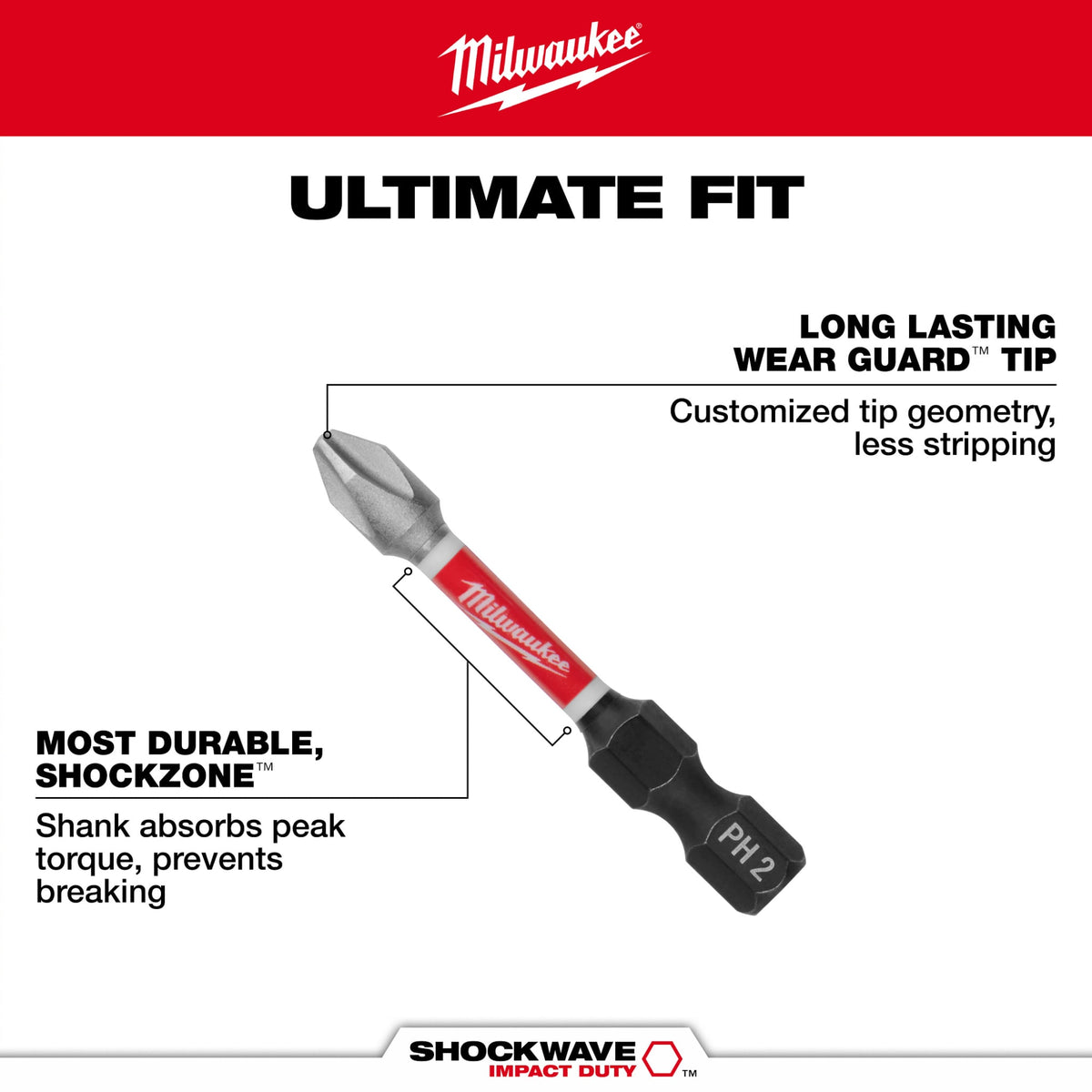 Milwaukee Tools SHOCKWAVE™ Impact Duty 60 Piece Drill, Drive & Fasten with PACKOUT™