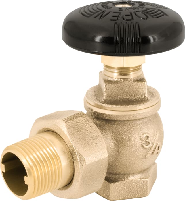 Legend Valve 110-107 1-1/2" FIP x MIP, Cast Bronze Steam Radiator Angle Valve
