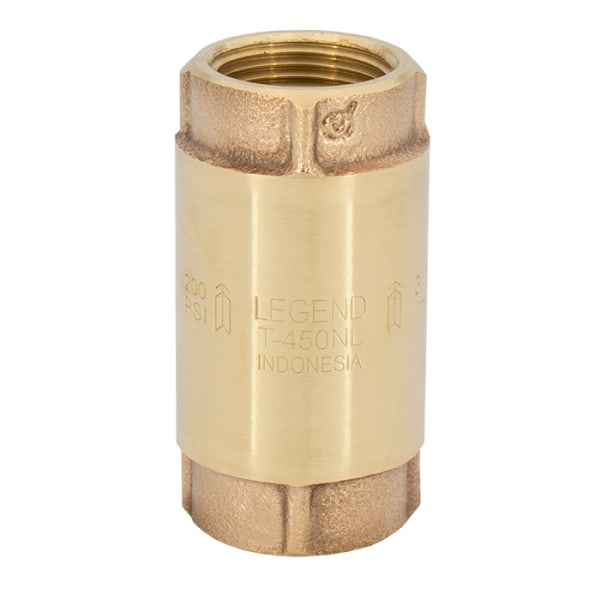 1" - FIP x FIP, No Lead Cast Bronze In-Line Check Valve