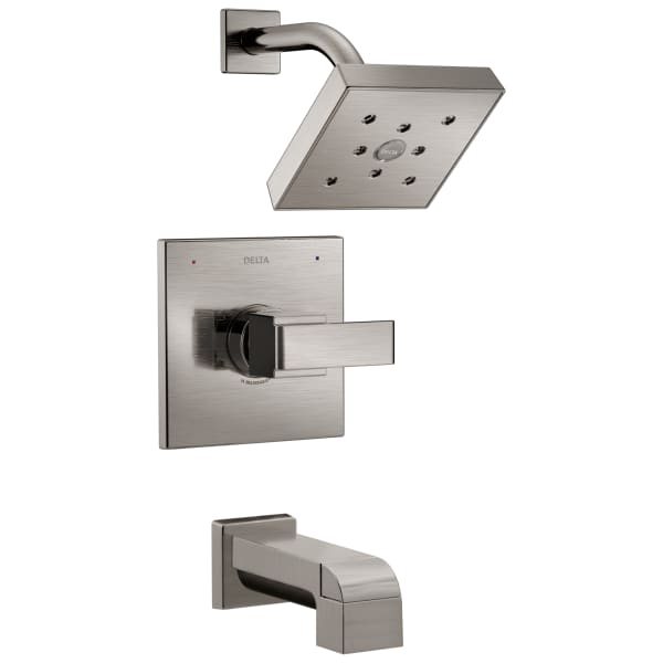 Delta Ara® Monitor® 14 Series H2OKinetic® Tub & Shower Trim Stainless