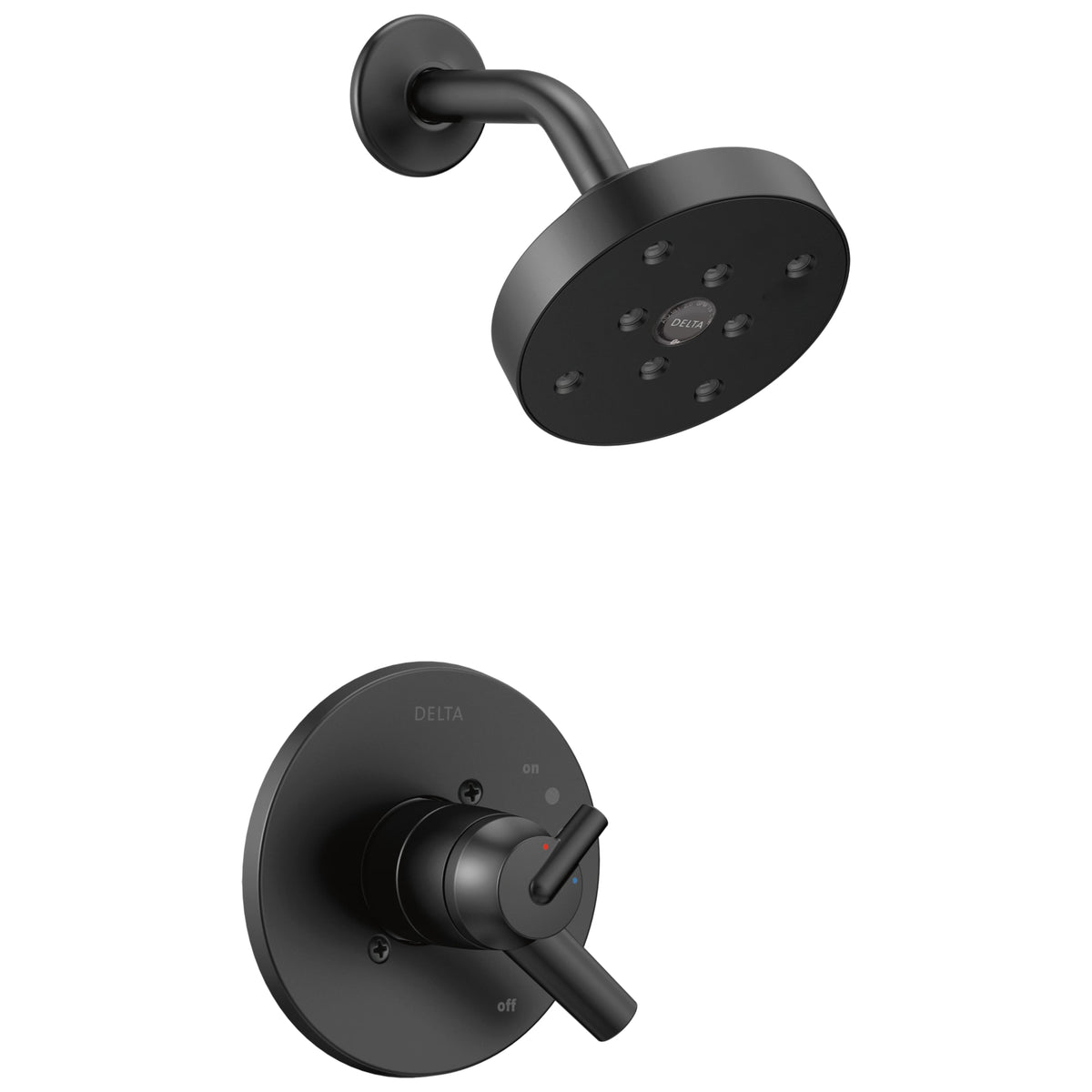 Delta T17259-BL Trinsic® Monitor® 17 Series H2OKinetic® Shower Trim Matte Black