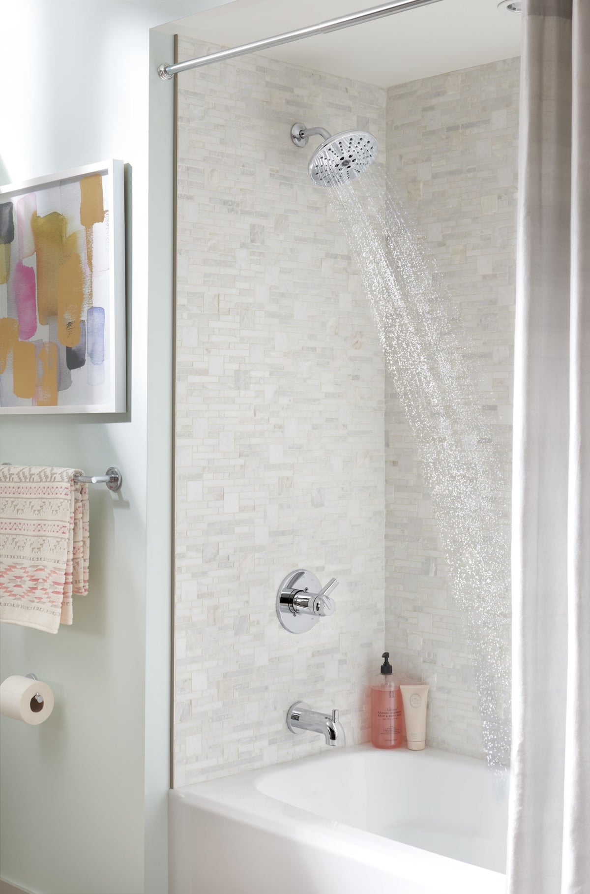 Delta Trinsic® TempAssure® 17T Series H2OKinetic® Tub & Shower Trim Chrome