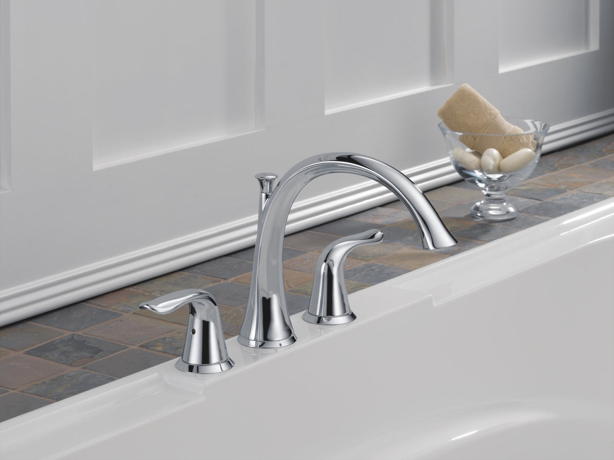 Delta T2738 Lahara® Roman Tub Trim Chrome