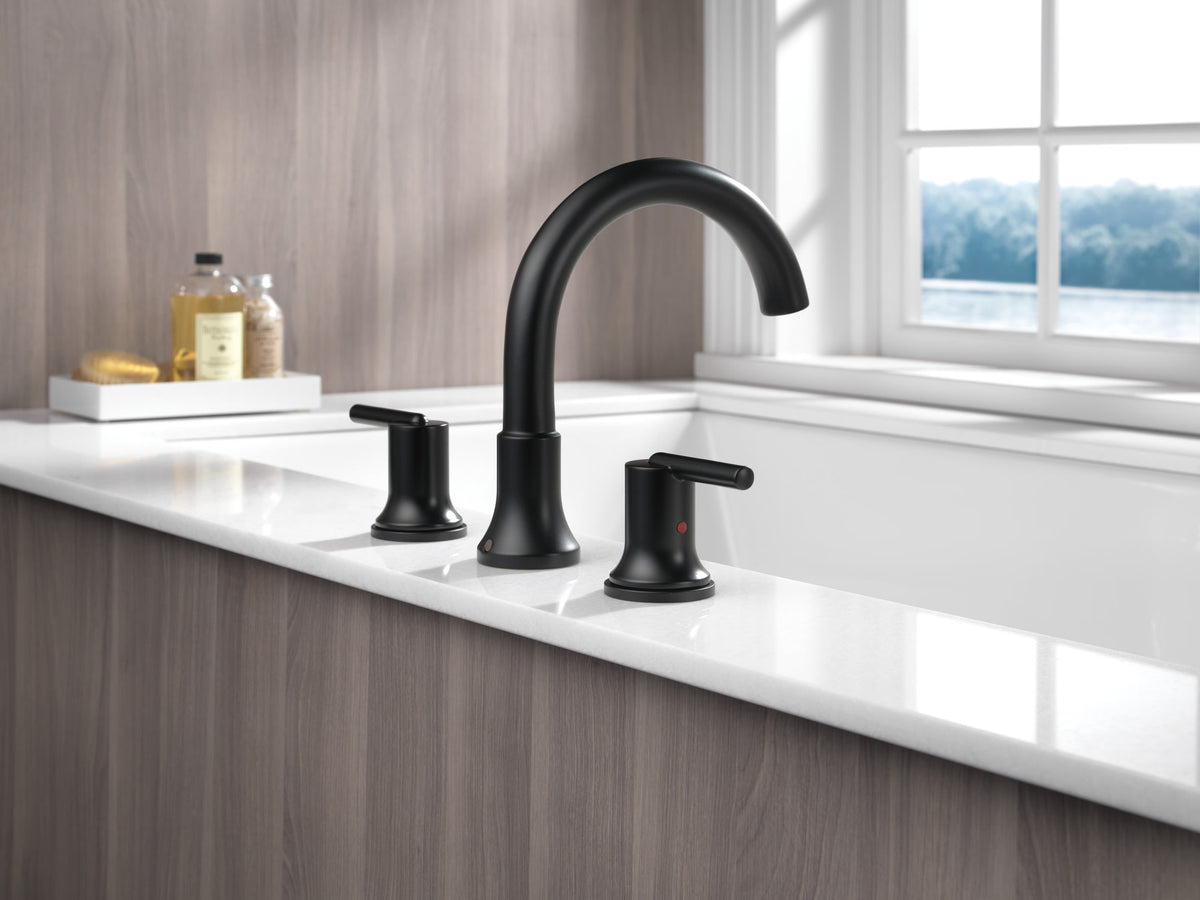 Delta Trinsic® Roman Tub Trim Matte Black
