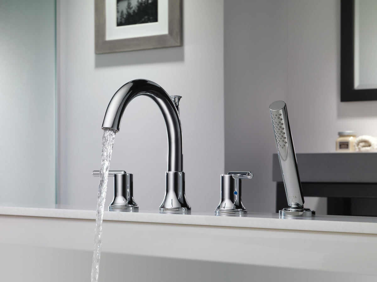Delta Trinsic® Roman Tub with Handshower Trim Chrome