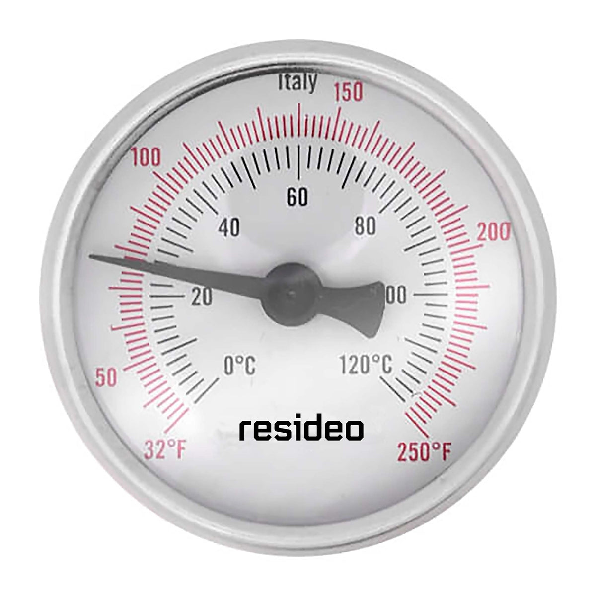 Resideo TG200-UT/U Thermometer, 2 in Dial, 1/2 in Threaded Well