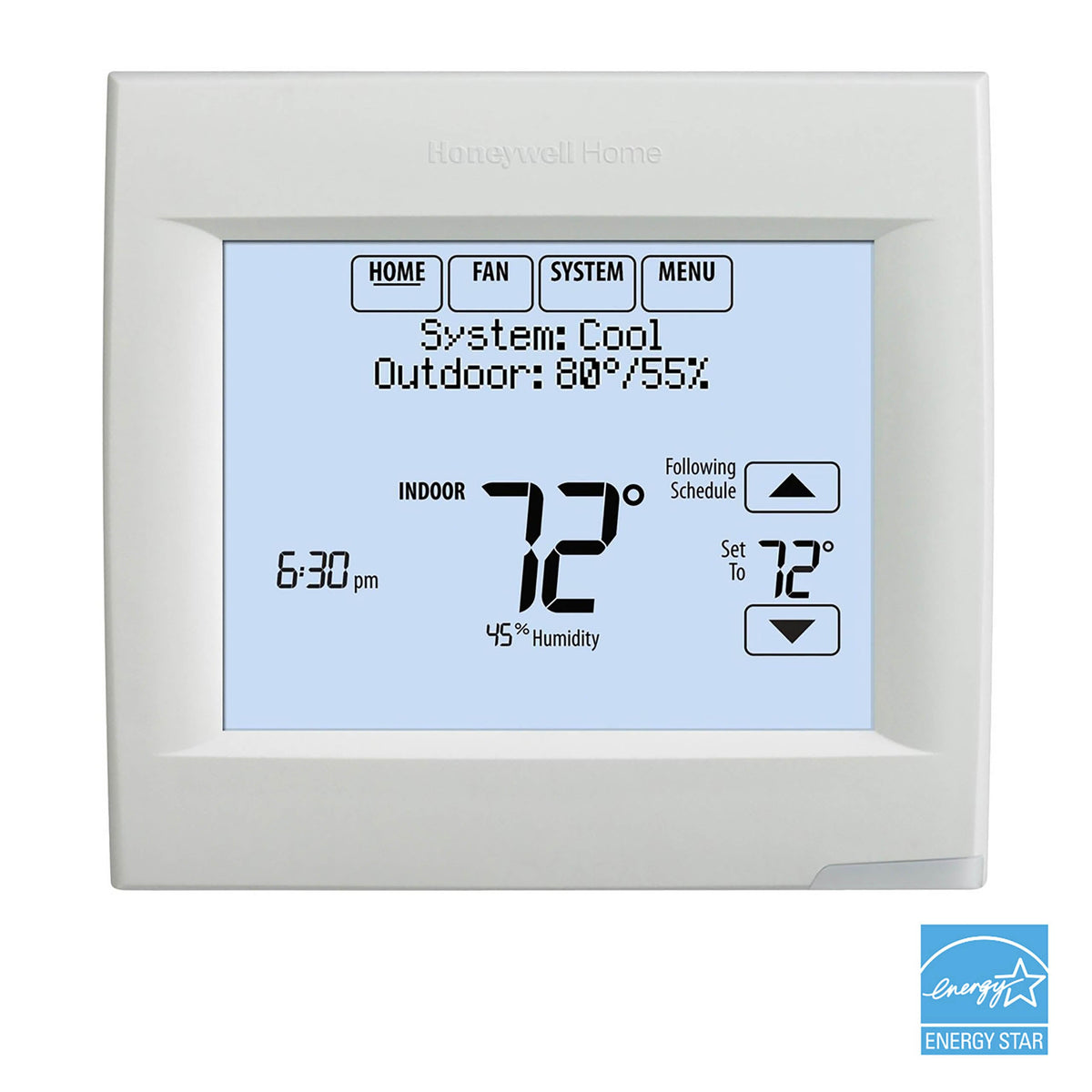 Honeywell Home YTH8321WF1036/U Fresh Air Ventilation Kit with Wi-Fi VisionPRO and EARD6TZ TrueZONE Damper