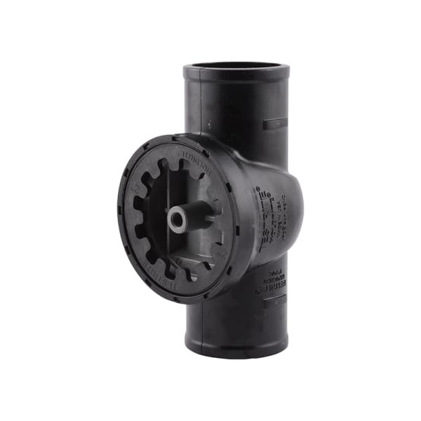 HoldRite® TestRite® 2" PVC No-Hub Test / Cleanout Tee with Plug